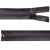 Молния водонепроницаемая PVC Т-7, 60 см, разъемная, цвет (301) т.серый - купить в Коврове. Цена: 49.90 руб.