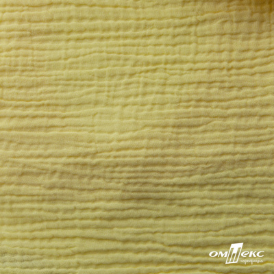 Ткань Муслин, 100% хлопок, 125 гр/м2, шир. 135 см (12-0824) цв.лимон нюд - купить в Коврове. Цена 337.25 руб.