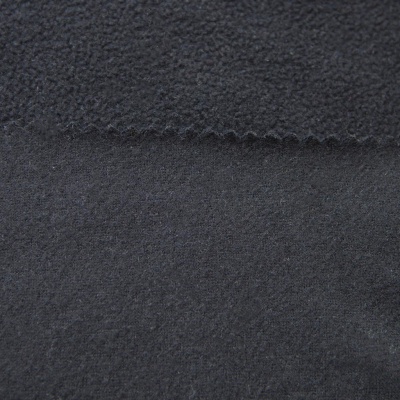 Флис DTY, 130 г/м2, шир. 150 см, цвет чёрный - купить в Коврове. Цена 694.22 руб.