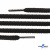 Шнурки #106-09, круглые 130 см, цв.чёрный - купить в Коврове. Цена: 21.92 руб.
