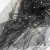 Сетка Фатин Глитер Спейс, 12 (+/-5) гр/м2, шир.150 см, 16-167/черный - купить в Коврове. Цена 184.03 руб.