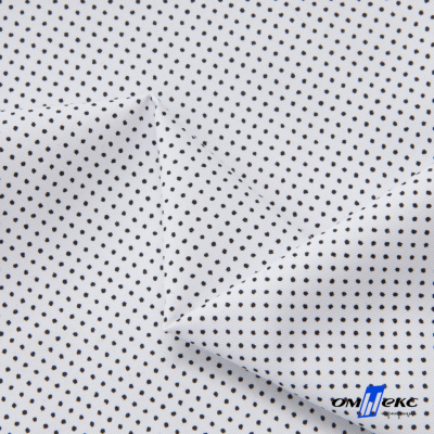 Ткань сорочечная Этна, 120 г/м2, 58% пэ,42% хл, (арт.112) принтованная, шир.150 см, горох - купить в Коврове. Цена 356.25 руб.