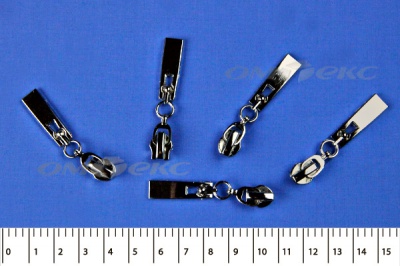 Слайдер декоративный, металлический №1/спираль Т7/никель - купить в Коврове. Цена: 6.29 руб.