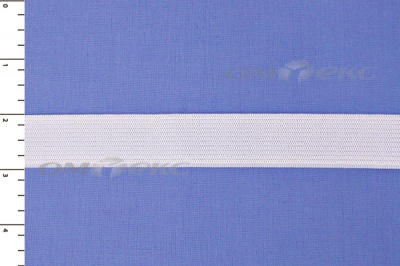 Резинка, 410 гр/м2, шир. 10 мм (в нам. 100 +/-1 м), белая бобина - купить в Коврове. Цена: 3.31 руб.