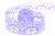 Тесьма кружевная 0621-2063, шир. 40 мм/уп. 20+/-1 м, цвет 107-фиолет - купить в Коврове. Цена: 933.93 руб.