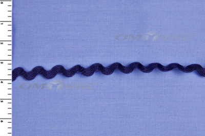 Тесьма плетеная "Вьюнчик"/т.синий - купить в Коврове. Цена: 48.03 руб.