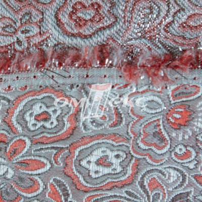 Ткань костюмная жаккард, 135 гр/м2, шир.150см, цвет красный№12 - купить в Коврове. Цена 441.92 руб.