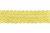 Тесьма кружевная 0621-1212А, шир. 45 мм/уп. 20+/-1 м, цвет 017-жёлтый - купить в Коврове. Цена: 1 033.32 руб.