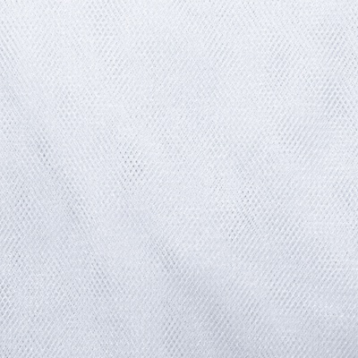Трикотажное полотно Тюль Кристалл, 100% полиэфир, 16-01/белый, 15гр/м2, шир.160см. - купить в Коврове. Цена 129.70 руб.