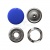 Кнопка рубашечная (закрытая) 9,5мм - эмаль, цв.168 - голубой - купить в Коврове. Цена: 4.82 руб.