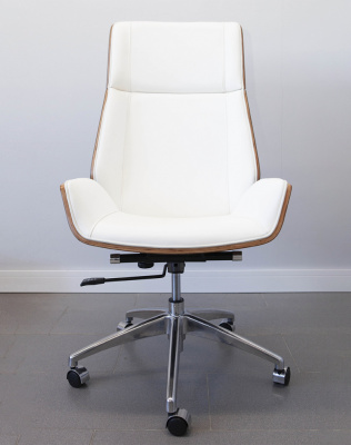 Кресло из натуральной кожи, каркас дерево арт. FX-BC06 - купить в Коврове. Цена 34 820.52 руб.