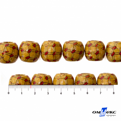 0189-Бусины деревянные "ОмТекс", 17 мм, упак.50+/-3шт - купить в Коврове. Цена: 83.66 руб.
