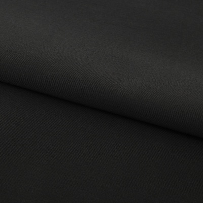 Костюмная ткань с вискозой "Меган", 210 гр/м2, шир.150см, цвет чёрный - купить в Коврове. Цена 378.55 руб.