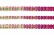 Пайетки "ОмТекс" на нитях, CREAM, 6 мм С / упак.73+/-1м, цв. 89 - розовый - купить в Коврове. Цена: 468.37 руб.