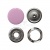Кнопка рубашечная (закрытая) 9,5мм - эмаль, цв.003 - розовый - купить в Коврове. Цена: 5.74 руб.