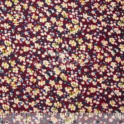 Плательная ткань "Софи" 5.1, 75 гр/м2, шир.150 см, принт растительный - купить в Коврове. Цена 243.96 руб.