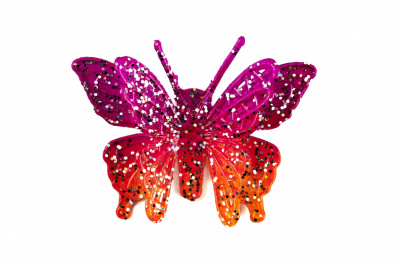 Бабочка декоративная пластиковая #10 - купить в Коврове. Цена: 7.09 руб.