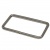 Рамка металлическая прямоугольная, 40 х 15 мм- тём.никель - купить в Коврове. Цена: 4.60 руб.