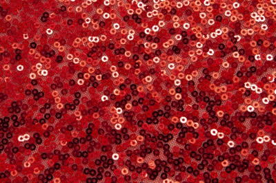 Сетка с пайетками №18, 188 гр/м2, шир.130см, цвет красный - купить в Коврове. Цена 371 руб.