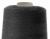 Швейные нитки (армированные) 28S/2, нам. 2 500 м, цвет чёрный - купить в Коврове. Цена: 139.91 руб.