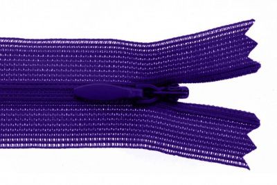 Молния потайная Т3 866, 50 см, капрон, цвет фиолетовый - купить в Коврове. Цена: 8.71 руб.