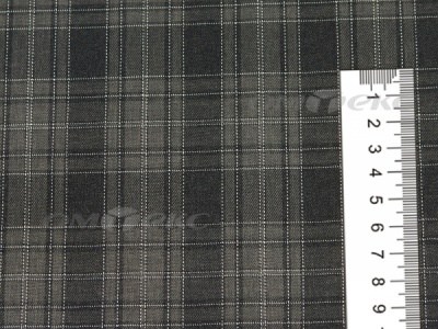 Ткань костюмная клетка 25235 2004, 185 гр/м2, шир.150см, цвет серый/бел - купить в Коврове. Цена 