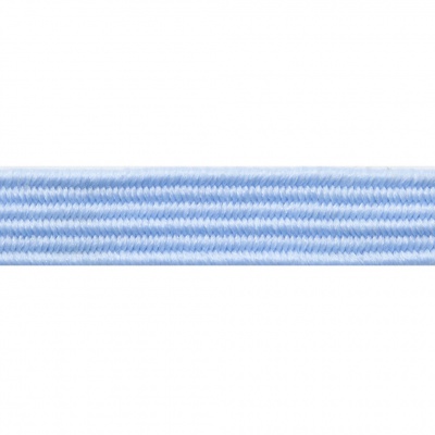 Резиновые нити с текстильным покрытием, шир. 6 мм ( упак.30 м/уп), цв.- 108-голубой - купить в Коврове. Цена: 155.22 руб.